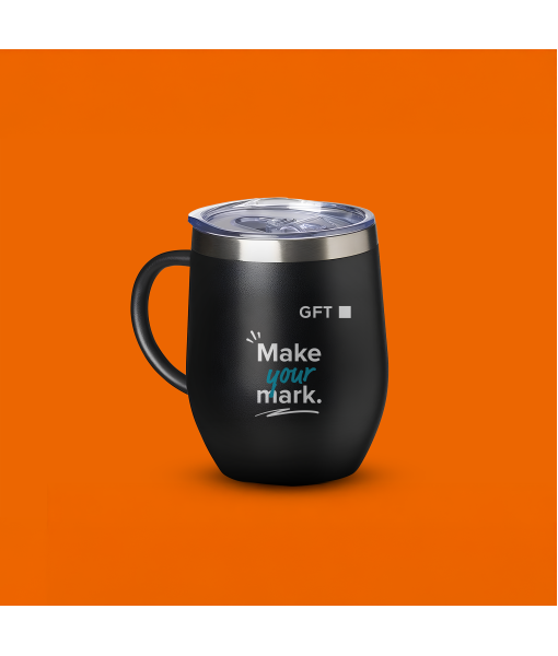 Caneca Preta de Inox - GFT