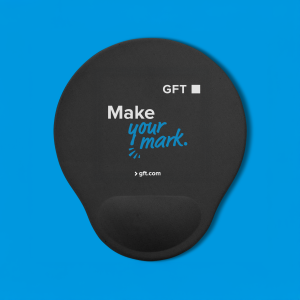 Mousepad Preto Ergonomico - GFT